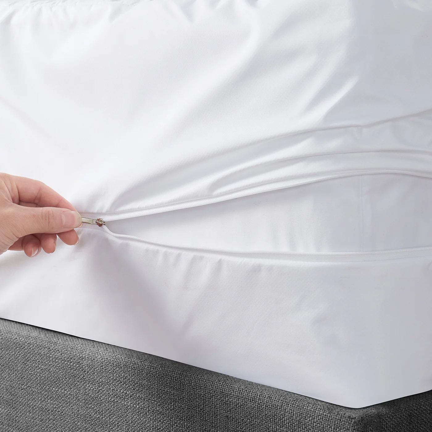 Waterproof Mattress Encasement Zippered Protector